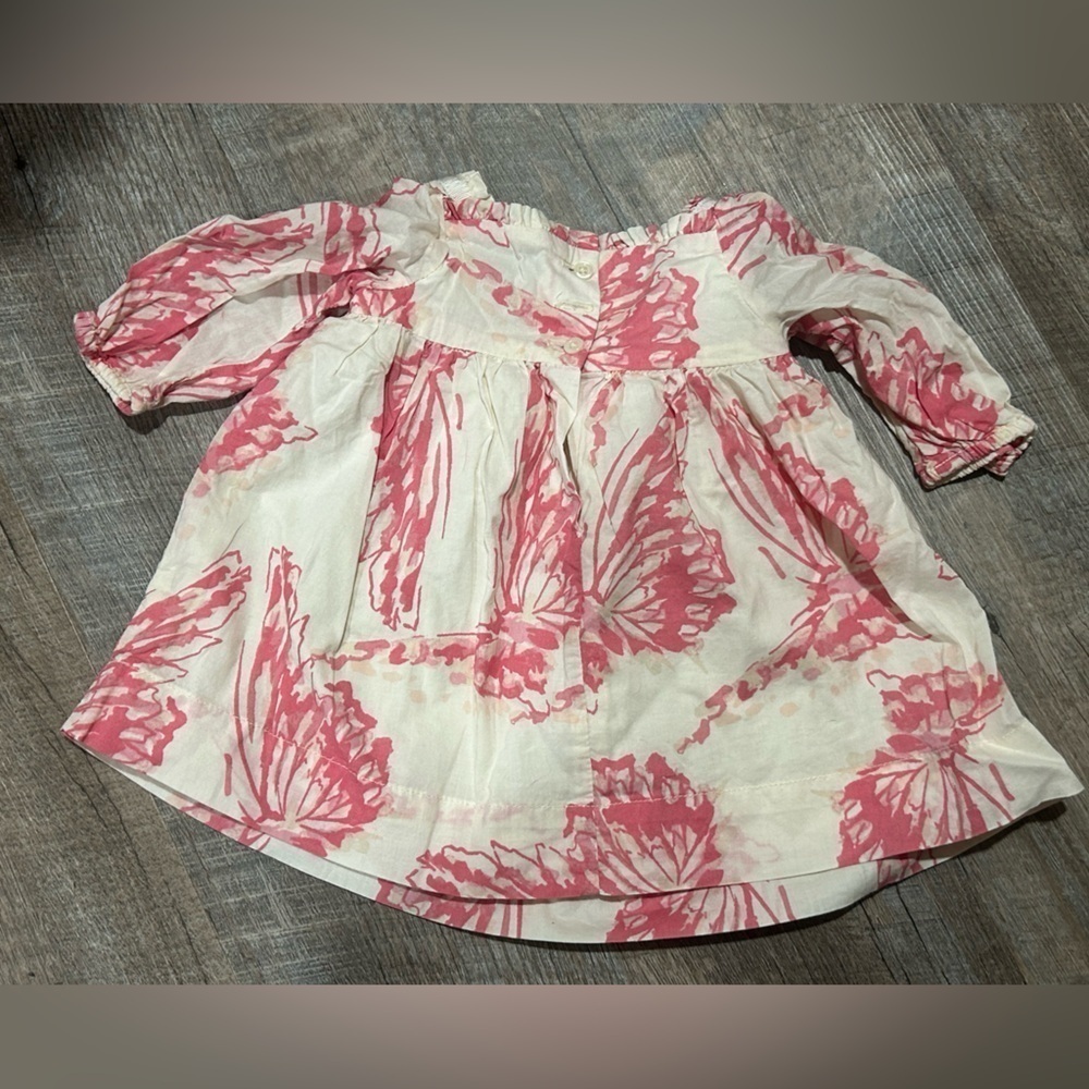 Baby gap dress size 0-3 months pink and white - Picture 3 of 3